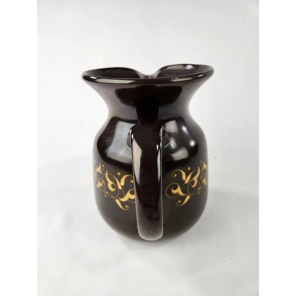 Franciscan Jamoca Water Milk Pitcher Pottery decor ‎ Flower Vase Planter Brown